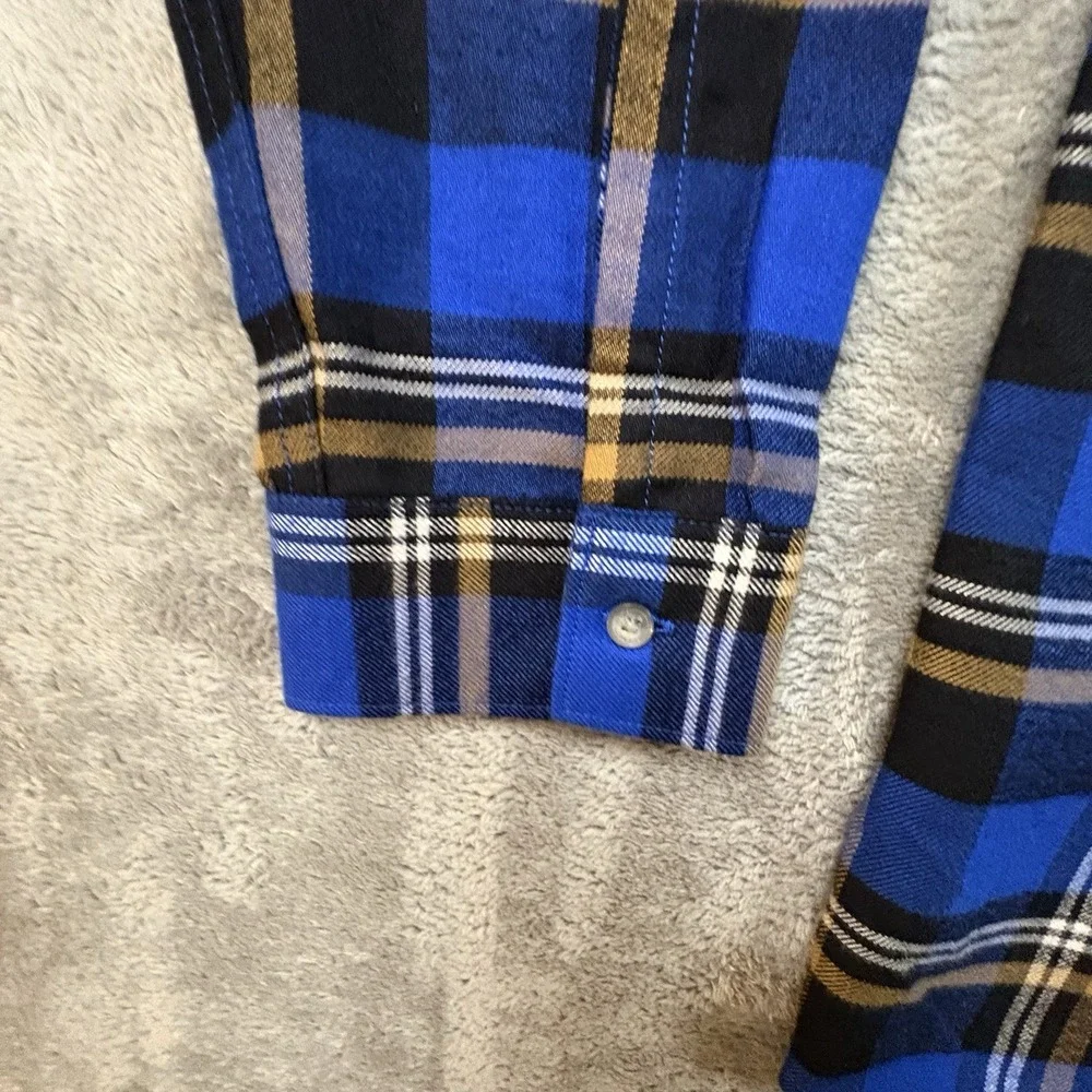 Eddie Bauer Women's‎ XL NWT Multicolor LS Plaid Flannel Tencel Blend SEE DESC